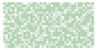 Декоративная панель ПВХ Мозайка зеленая оптом